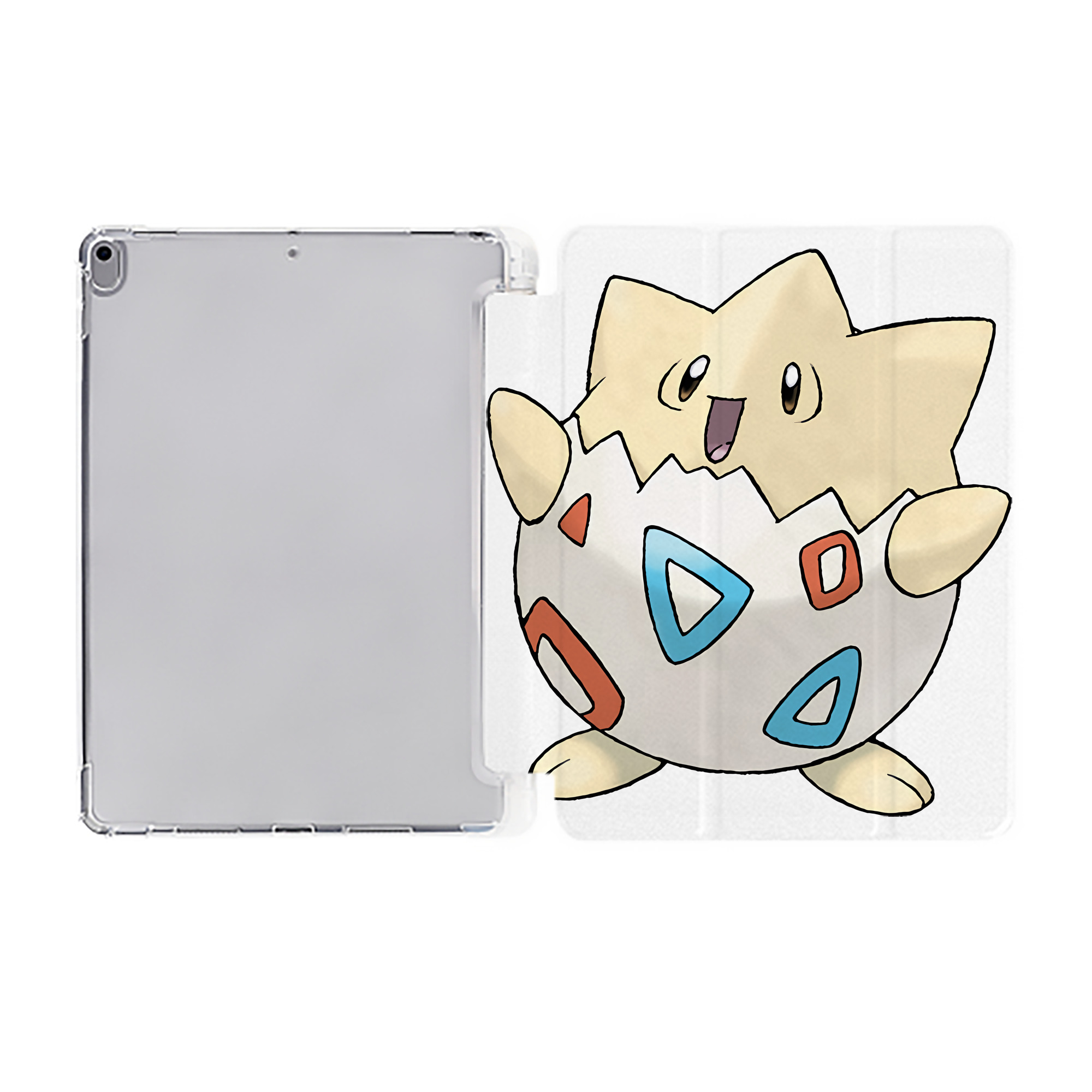 （画像用） ポケットモンスター Pokémon IPad ケース ペン収納付き 三つ折りスタンド PUレザー×シリコン 対応機種9.5/10.5/10.9インチ